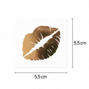 Tattoo golden kiss