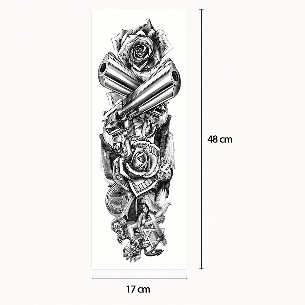 Tattoo sleeve wild west