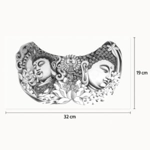 Borst tattoo two buddhas