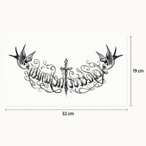Borst tattoo flying birds