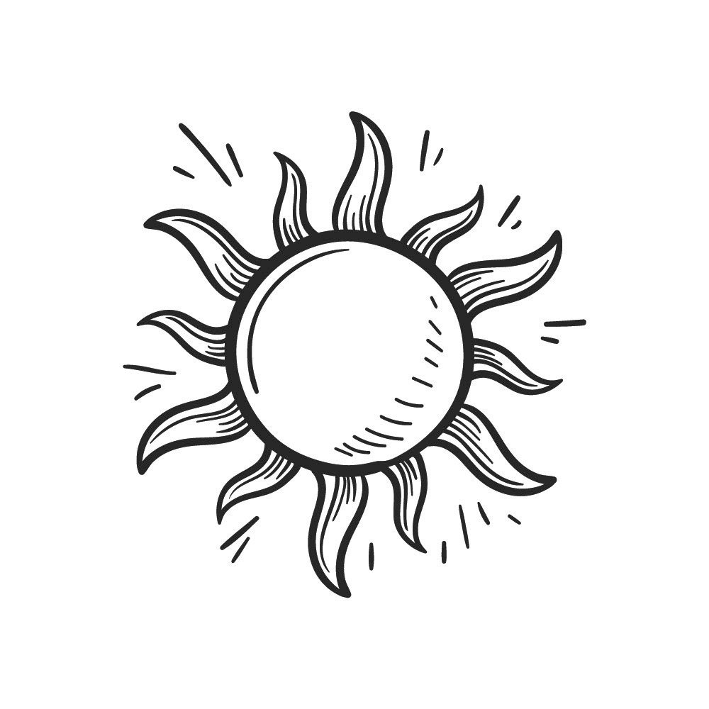 Tattoo sun - Afbeelding 2