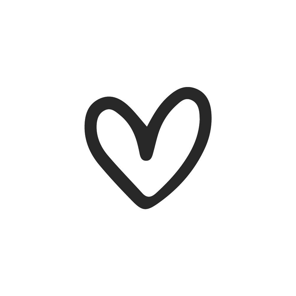 Tattoo drawn heart - Afbeelding 3