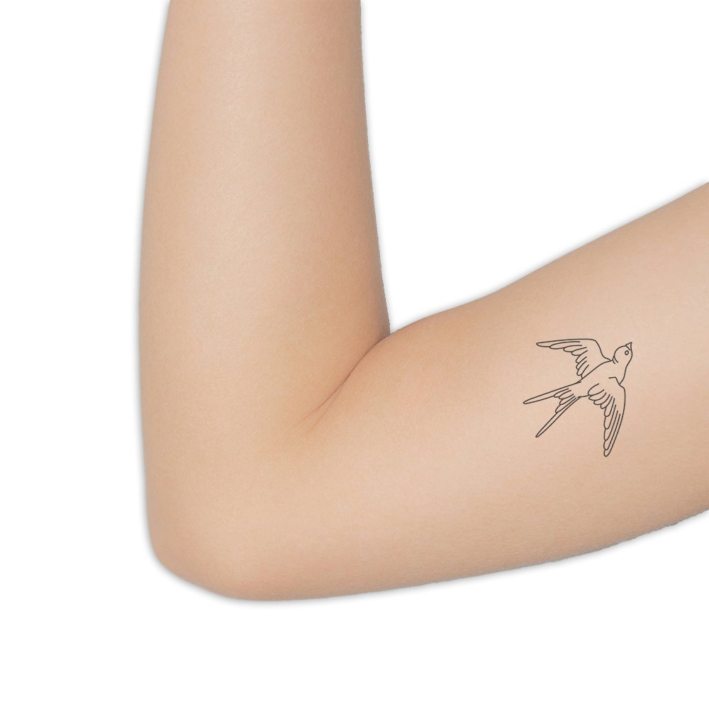 Tattoo adventurous bird - Afbeelding 2