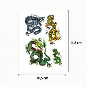 Tattoo little dragons