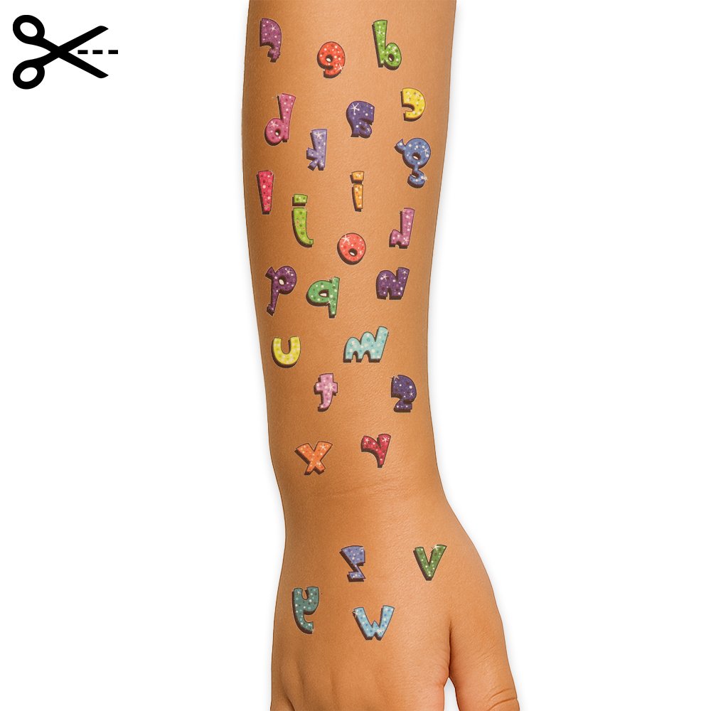 Tattoo colored alphabet - Afbeelding 2